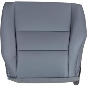 NLQR Dark Gray Front Driver Side Bottom Replacement Microfiber Leather Seat Covers Compatible with Honda CRV 2007 2008 2009 2010 2011
