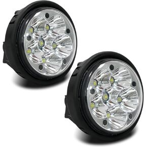 FV 2Packs Freightliner Columbia LED Fog Lights A06-32497000 for 2000 2001 2002 2003 2004 2005 2006 2007 2008 2009 2010 2011 2012 2013 2014 2015 (FT312A-2)