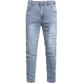Men's Ripped Skinny Jeans Slim Fit Stretch Distressed Straight Comfort Fit Denim Pants