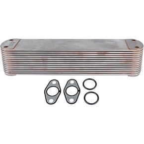 مبرد الزيت مع استبدال الحشيات لمحرك Cummins 2008-2015 15L ISX QSX QSX15 ISX15 4965487
