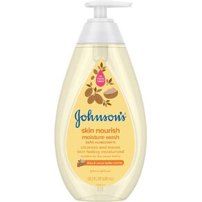 Johnson's Skin Nourishing Moisture Baby Body Wash with Aloe Scent & Vitamin E, Hypoallergenic & Tear Free Bath Wash for The Whole Family, Paraben- & Sulfate-Free, 20.3 fl. oz in Kuwait