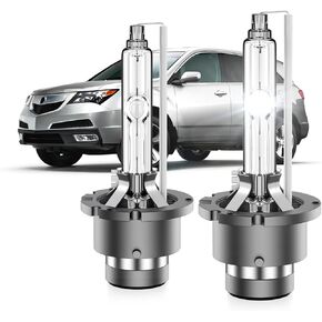 Fit for Acura 2007-2015 MDX RL RDX 2004-2014 TL TSX D2S HID Xenon Headlight Bulbs,350% Brightness,High Low Beam Light Bulb,8000K White Blue,Plug and Play,Pack of 2