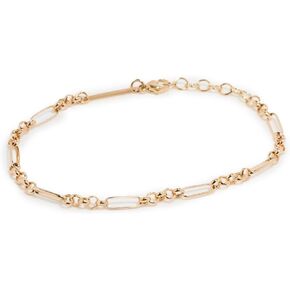 Zoe Chicco Women's Medium Mixed Paperclip Rolo Bracelet