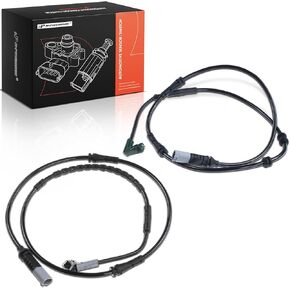 A-Premium Front and Rear Disc Brake Pad Wear Sensors Compatible with BMW 750i 750Li 760Li 2008-2009, V8 4.4L 4.8L V12 6.0L, 2-PC Set