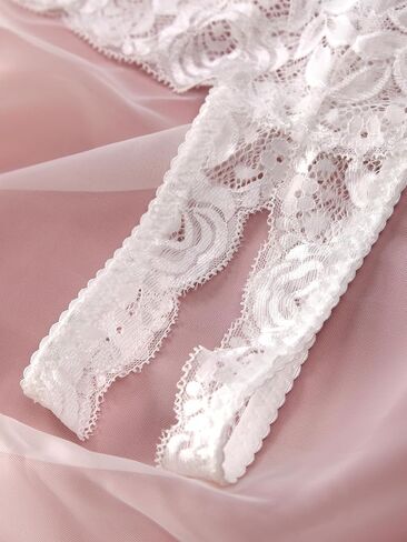 Lingerie Lace Babydoll 2 Piece Sexy Bra and Panty Sets S-XL in Saudi Arabia