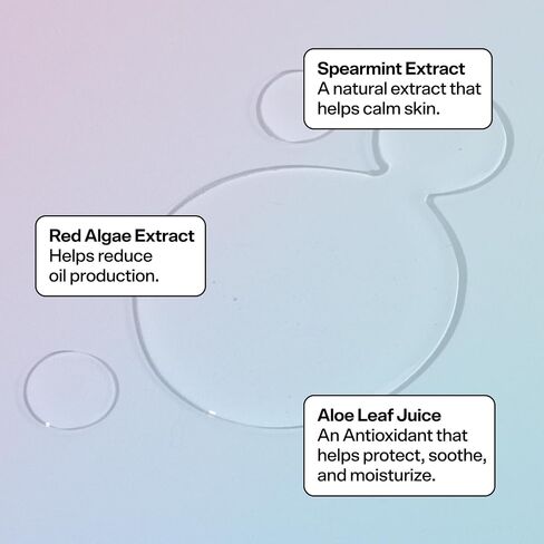 Bubble Skincare Fresh Start Gel Cleanser - Gentle Exfoliating Face Wash for Oily Skin - Formulated with Aloe Vera Juice + Caffeine to Protect and Soothe Complexion (50ml) in Saudi Arabia