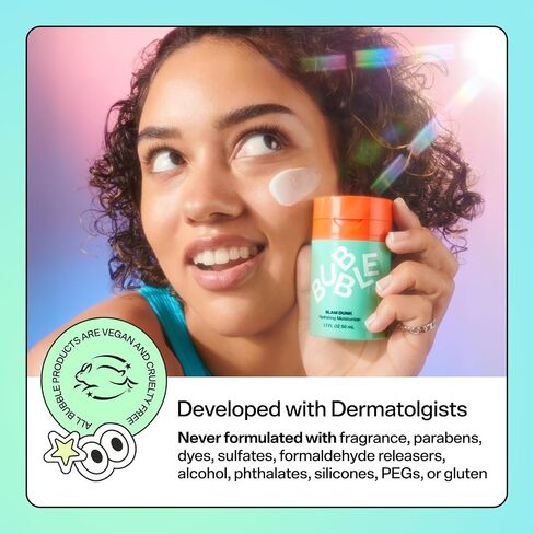 Bubble Skincare Fresh Start Gel Cleanser - Gentle Exfoliating Face Wash for Oily Skin - Formulated with Aloe Vera Juice + Caffeine to Protect and Soothe Complexion (50ml) in Saudi Arabia