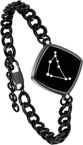 مسافات طويلة لمسارات اللمس المجوهرات ، سوار الحب الذكي عن بعد ، أرسل أساور العلاقات SOS SMS لأزواج عشاق العائلة أصدقاء عيد الحب يوم الأسود/الفضة in Kuwait