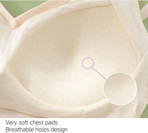 Sports Bras for Girl Ages 10-18 Years Old Teen Girls Trainning Bra Vest Camisole Bra Kids Wireless Running Bras in Saudi Arabia