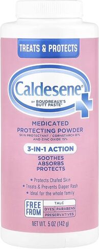 Caldesene Medicated Protecting Powder with Zinc Oxide & Cornstarch, 5 oz (Pack of 6) in Saudi Arabia