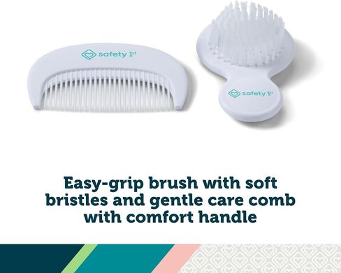 Safety 1st Deluxe Baby Healthcare and Grooming Kit, Arctic Blue, Newborn Baby Essentials, One Size, 25 Pieces in Kuwait