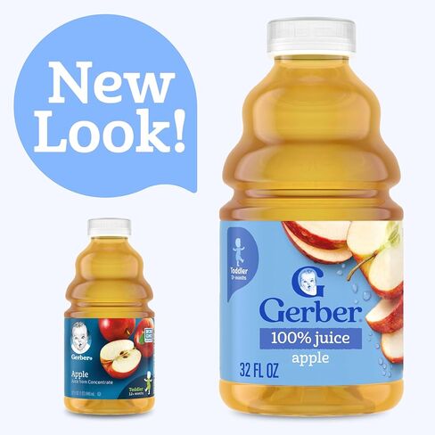 Gerber Juice, Apple Juice From Concentrate, 32 Fl Oz Bottle in Saudi Arabia