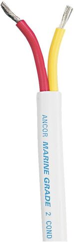 Ancor 121710 Duplex Cable, 16/2 AWG (2 x 1mm2), Flat - 100ft,Black/Red in Saudi Arabia