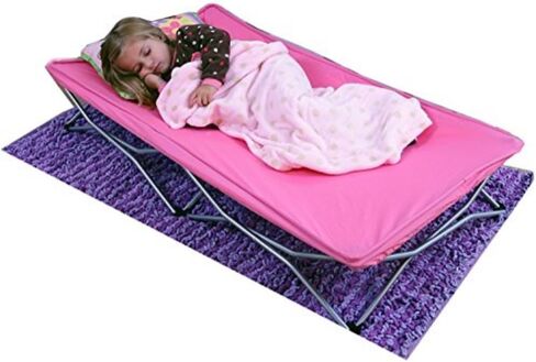 Regalo My Cot Pals Small Single Portable Toddler Bed , Cat, Pink in Saudi Arabia
