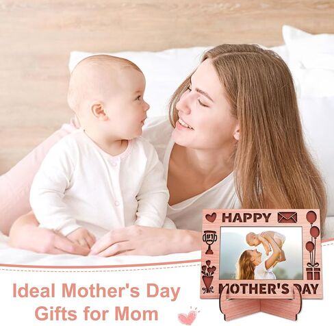 PETCEE Love At First Sight Mothers Day Picture Frames for Baby from Mom First Mothers Day Photo Frames Gifts for Newborn New Baby New Mom Mom to be New Parents Boys Girls Baby Nursery Decor in Saudi Arabia