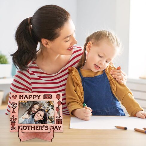 PETCEE Love At First Sight Mothers Day Picture Frames for Baby from Mom First Mothers Day Photo Frames Gifts for Newborn New Baby New Mom Mom to be New Parents Boys Girls Baby Nursery Decor in Saudi Arabia