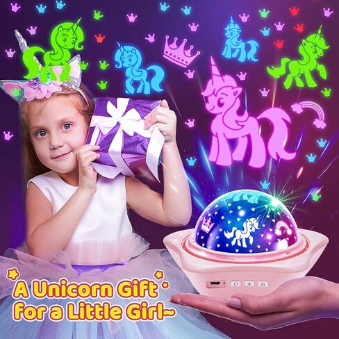 One Fire Kids Night Light Star Projector for Bedroom, 48 Colors+360° Rotating Night Lights for Kids with Bluetooth Speaker,Remote+Timer Star Light Projector for Bedroom, Night Light Projector for Kids in Saudi Arabia