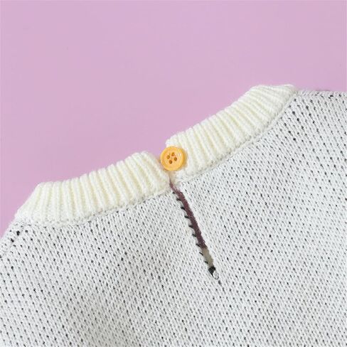 Baby Boy Girl Halloween Romper Newborn Knitted Jumpsuit One-Piece Coverall Fall Warm Halloween Clothes in Kuwait