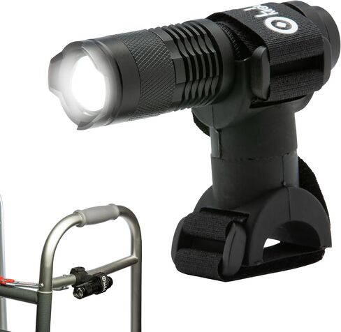 Life Mounts Tactical Rail Mount Flashlight - 3.5 in x 1.5 in, White LED - 1,000-Foot Beam & Multi-Mode Helmet Flashlight - 360-Degree Side Mount Helmet Lights - Weatherproof Design for Tactical Gear in Saudi Arabia