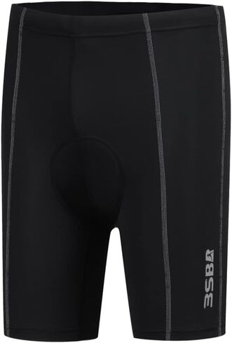 Womens Triathlon Shorts, Padded Cycling Shorts with Red Butterfly, Black in Kuwait