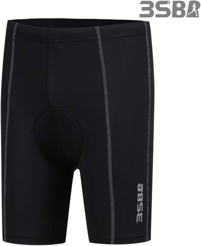 Womens Triathlon Shorts, Padded Cycling Shorts with Red Butterfly, Black in Kuwait