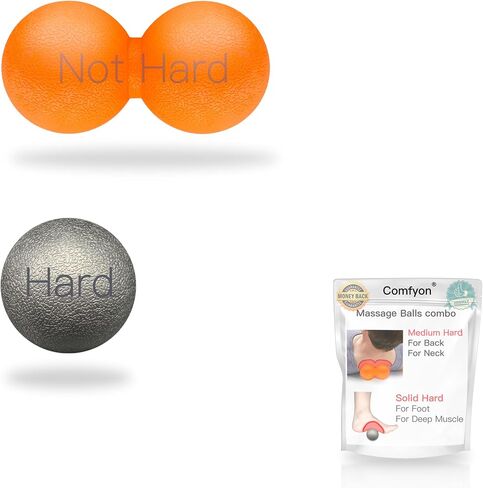 Massage Lacrosse Ball for Myofascial Release, Deep-Tissue Massage, Sore Muscles, Trigger Point Therapy, Muscle Knots, Targeted Foot Pain Relief and Yoga Therapy in Saudi Arabia