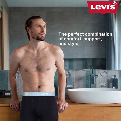 Levi's Boxer Briefs for Men, Cotton Stretch Breathable Men's Underwear in Saudi Arabia