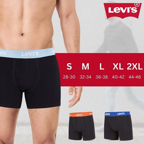 Levi's Boxer Briefs for Men, Cotton Stretch Breathable Men's Underwear in Saudi Arabia