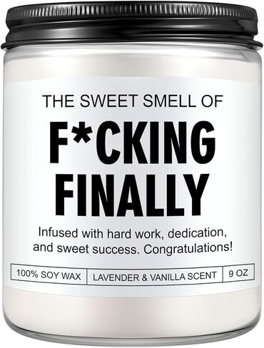 Scented Candle, 2025 Graduation Gifts for Her & Him, College, High School, Masters Degree, Nursing, Law School, Phd, Nurse Graduation Gifts for Women & Men, Funny Congratulations Grad in Saudi Arabia