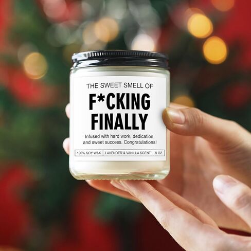 Scented Candle, 2025 Graduation Gifts for Her & Him, College, High School, Masters Degree, Nursing, Law School, Phd, Nurse Graduation Gifts for Women & Men, Funny Congratulations Grad in Saudi Arabia
