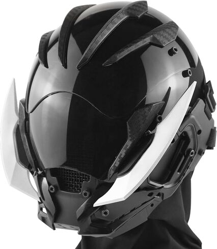 Punk Mask, Futuristic Helmet, Unique Sci-Fi Helmet for Adults, Perfect for Cosplay Accessory and Rave Parties in Kuwait