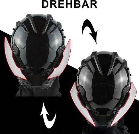 Punk Mask, Futuristic Helmet, Unique Sci-Fi Helmet for Adults, Perfect for Cosplay Accessory and Rave Parties in Kuwait