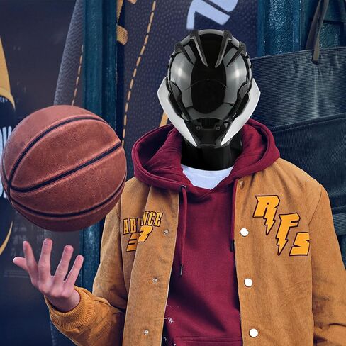 Punk Mask, Futuristic Helmet, Unique Sci-Fi Helmet for Adults, Perfect for Cosplay Accessory and Rave Parties in Kuwait