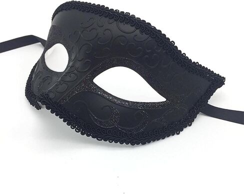 Men's Masquerade Mask Venetian Mardi Gras, Venetian Party Men's Mask, Halloween Masquerade Masks in Saudi Arabia