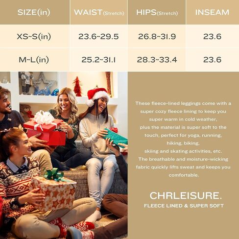 CHRLEISURE Women's Fleece Lined Tights - Fake Sheer Warm Pantyhose Thick Winter Leggings in Kuwait