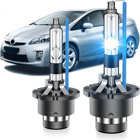 Fit for Toyota Prius 2006 2007 2008 2009 D4R Xenon HID Headlight Bulbs,350% Brightness,High Low Beam Light Bulb,8000K White Blue,Plug and Play,Pack of 2 in Saudi Arabia
