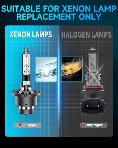 Fit for Toyota Prius 2006 2007 2008 2009 D4R Xenon HID Headlight Bulbs,350% Brightness,High Low Beam Light Bulb,8000K White Blue,Plug and Play,Pack of 2 in Saudi Arabia