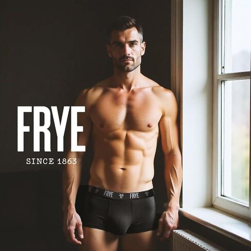 ملخصات ملاكم Frey Mens 4-Pack ، ملخصات SPANDEX-COTTON BOXER مع حزام الشعار ، والقطن الداخلي للرجال. in Kuwait