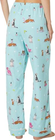 PJ Salvage Women's Flannel Pajama Set with Headband in Saudi Arabia