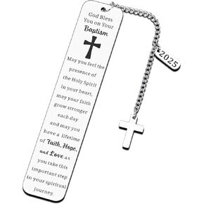 Baptism Gifts for Teenage Girls Boys - First Communion Gifts for Teen Boys Girls 2025 Confirmation Gift for Goddaughter Godson Religious Catholic Gifts for Women Men Easter Basket Stuffers for Kids