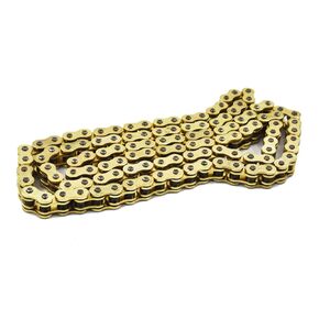 LABLT 520 x 114 O-Ring Drive Chain Motorcycle Chain 520 Pitch 114 Links 8200 pounds tensile Strength Gold
