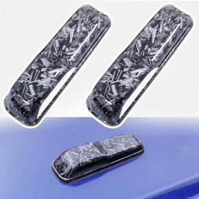 Barong for Jeep Wrangler JL JLU Unlimited Sport Sahara Freedom Rubicon 2018-2024 for 2020-2024 Accessories Hood Latch Lock Catch Brackets Cover（Forging Pattern）