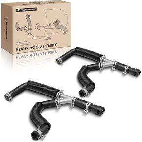 A-Premium HVAC HOSER HOSE LINE ASSEMBLY مع سخان إضافي متوافق مع دودج جراند كارافان 2008-2009 وكرايسلر تاون آند كونتري 2008-2009 وفولكس واجن روتان 2009-2010 ، 3.3L 3.8L 4.0L