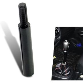 3 Inch Shifter Extension, M10 x 1.5 Standard Specification Alloy Manual Shifter Extender, Modification Replacement Parts, Compatible with Honda Series Models (Black)