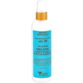 Bronzo Sensuale SPF 30 Sunscreen Protective Golden Tanning Organic Carrot Lotion 8.5 Ounces. in Saudi Arabia