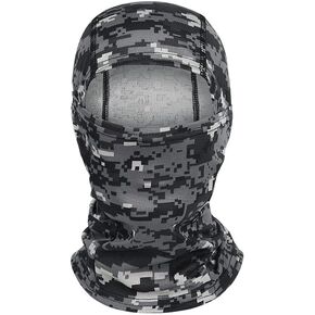 Camouflage Balaclava Face Mask, Full Coverage Tactical Hood, Military