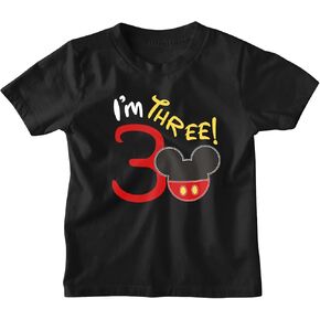 قميص Luke و Lulu Mouse - Toddler 3rd عيد ميلاد تي شيرت ، زي حفلة للأطفال ، قميص عمره 3 سنوات