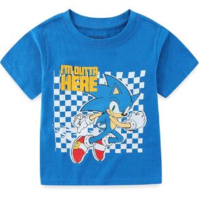 Sega Sonic the Hedgehog Boys Shirt Shirt for Big Kids