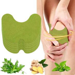 24 PCS Knee Patches Herbal, Wormwood Extract Sticker, Plaster for Knee Support, Knee Herbal Patch for Knee, Back, Neck, Shoulder