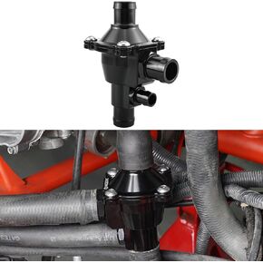 Aluminum Detachable Thermostats Upgraded Compatible with Can Am Trail 1000 / 800R, Traxter T HD8 HD10, Maverick X3 Turbo 2018, Black